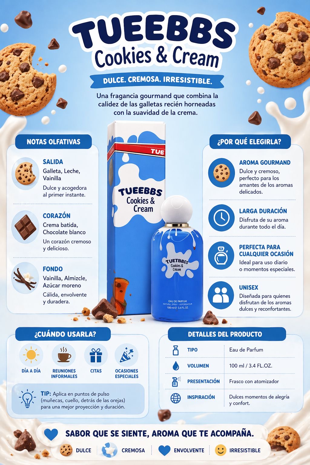 TUEEBBS Cookies & Cream