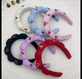 Diademas acolchadas de cerezas