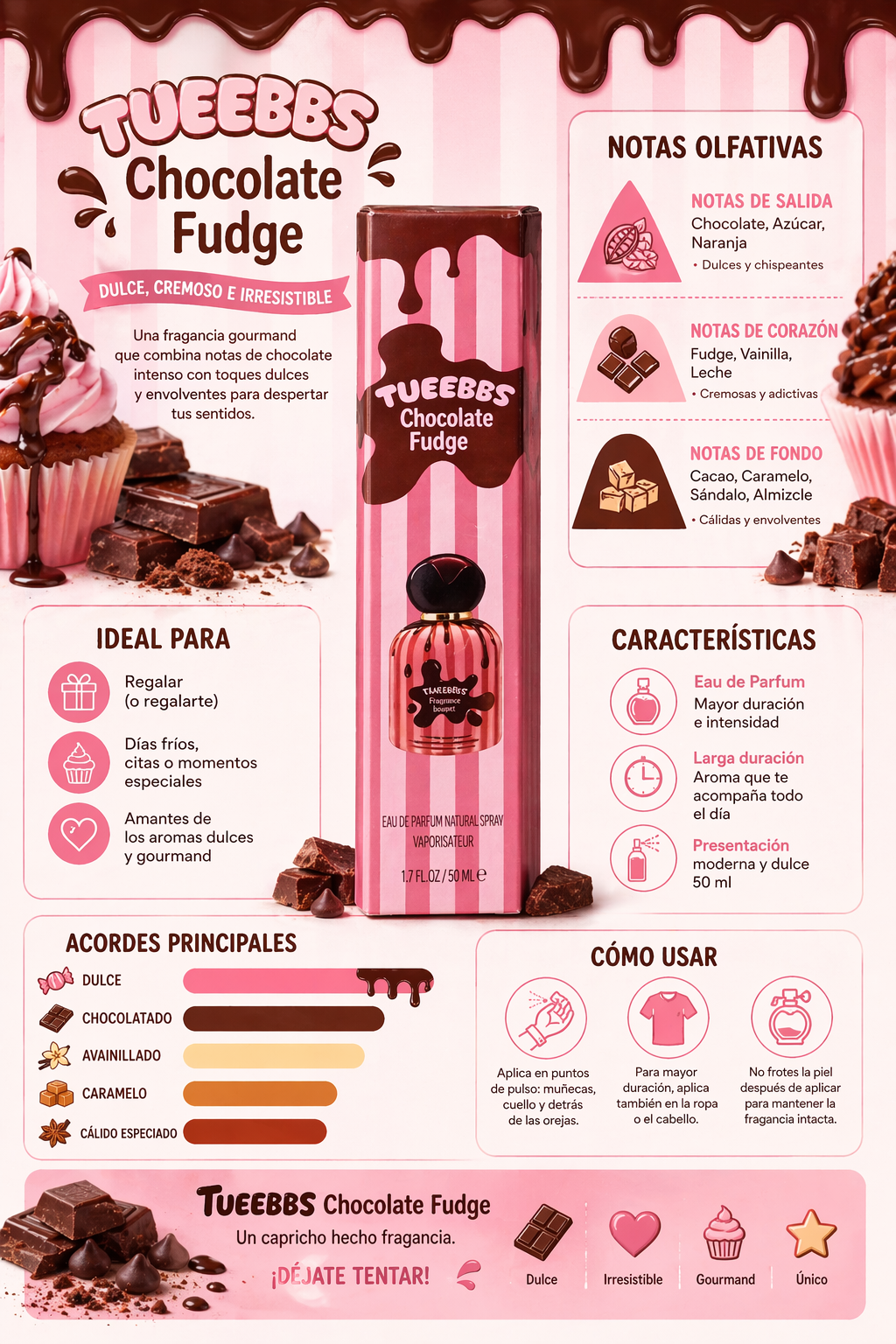 TUEEBBS Chocolate Fudge