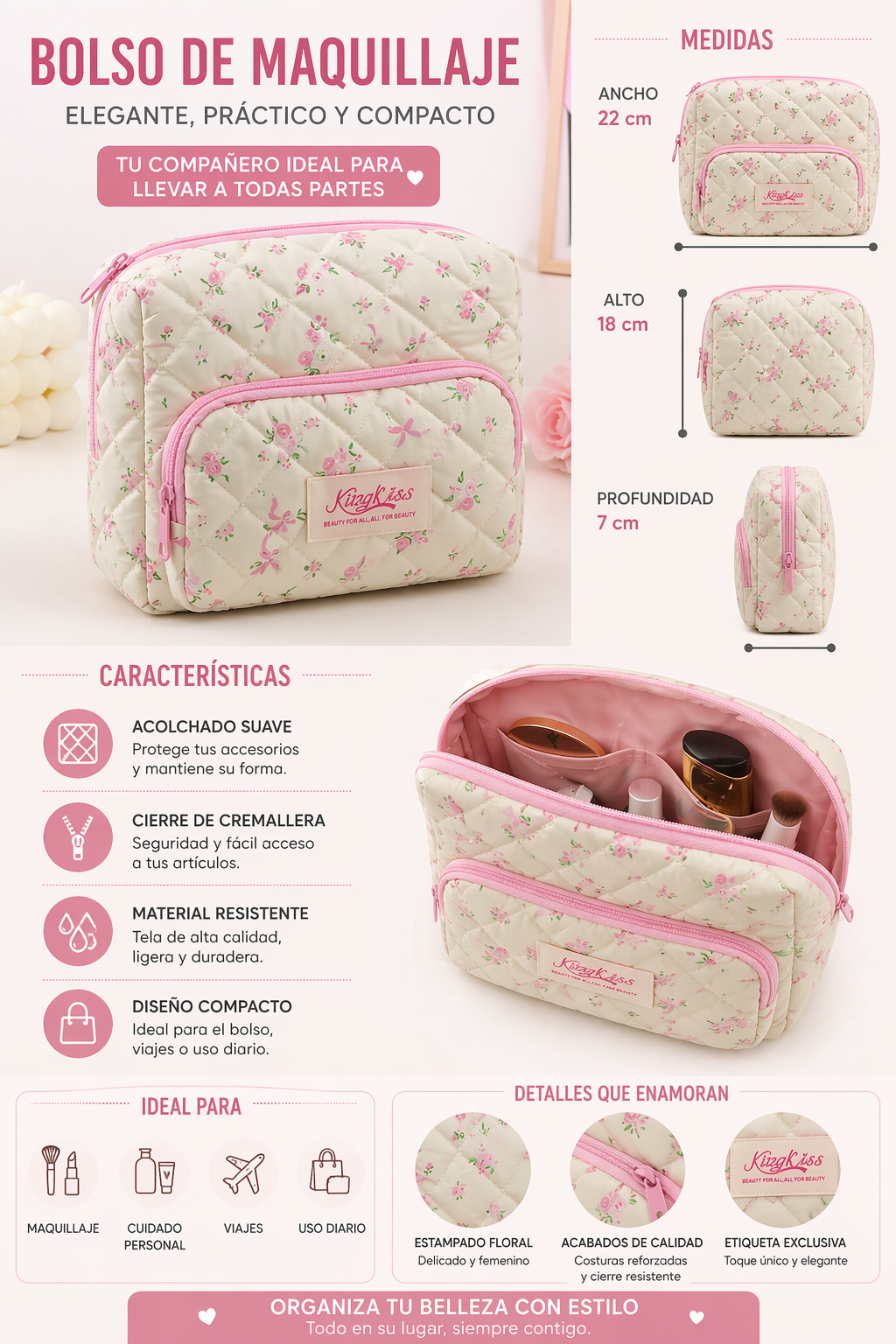 Neceser de maquillaje