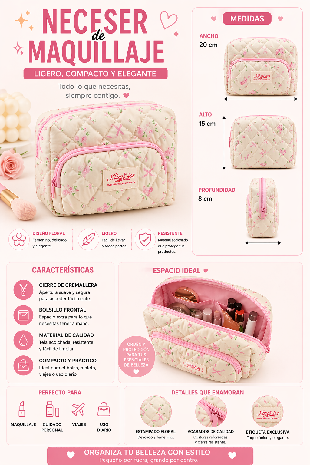 Mini Neceser Floral
